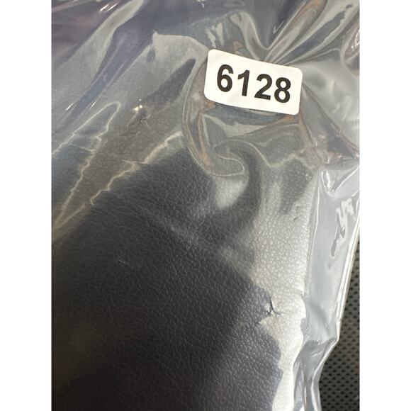 Sachin & Babi Laura Dress Faux Leather Sleeveless Ruffle Hem Midi Sheath Black 4 - Picture 6 of 6